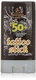 Australian Gold Tattoo Stick Spf50+ Protector Solar De Tatuajes - 15 Ml (agspf60ts), Negro, 14 Gramo