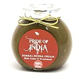 Orgullo de la India – Crema de color de henna a base de hierbas, 100% natural, sin productos...
