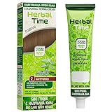 Herbal Time Henna Natural Colorante en Crema Color Capuchino Nº 2 | Henna Pelo | Cubre Canas |...