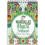 Libros de Mandalas para Colorear Adultos Colorya - Tamaño A4 - Mandalas Magical Nature Libro de...
